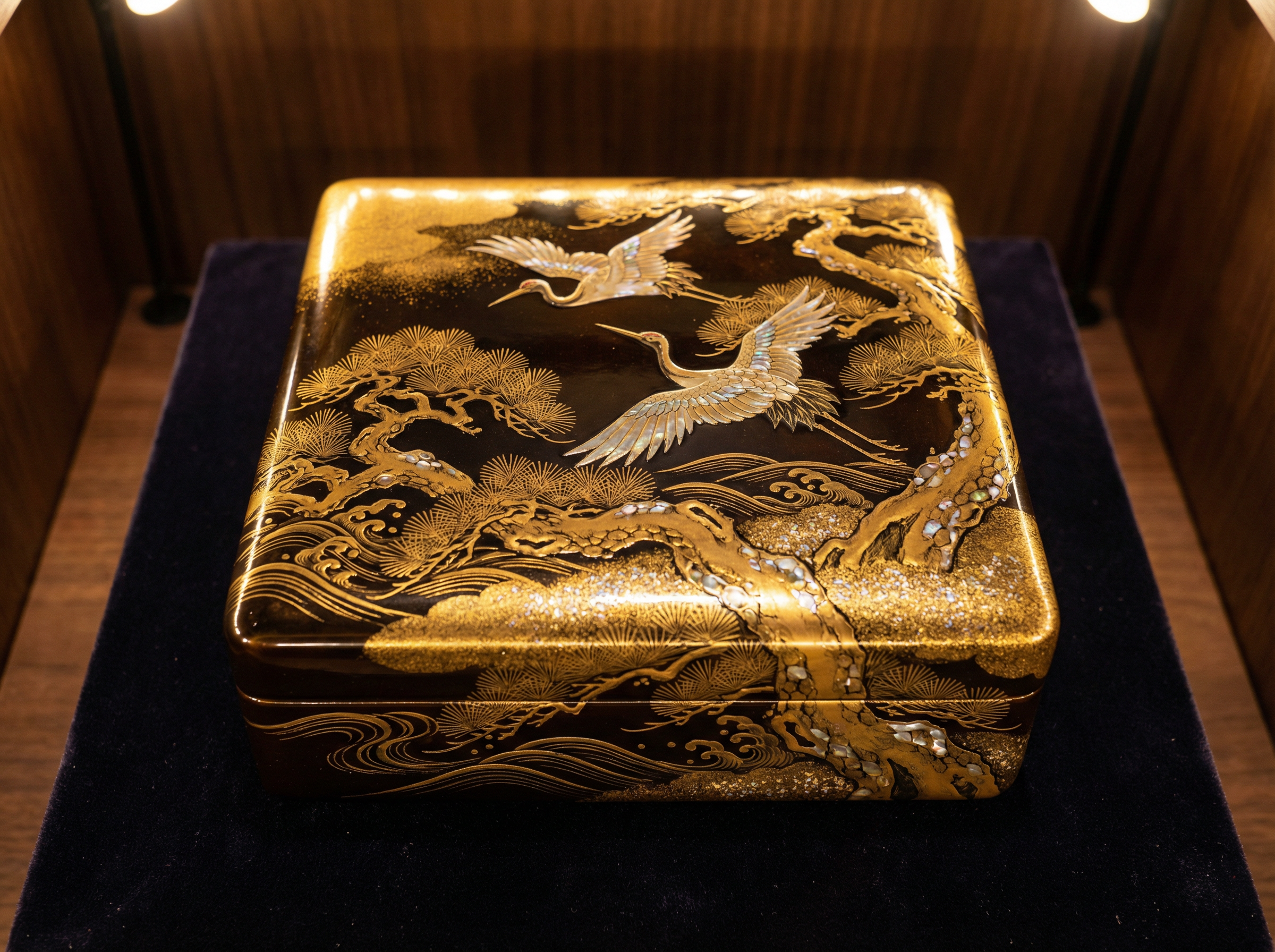 开元棋牌 - 日本莳绘棋盒珍品展示